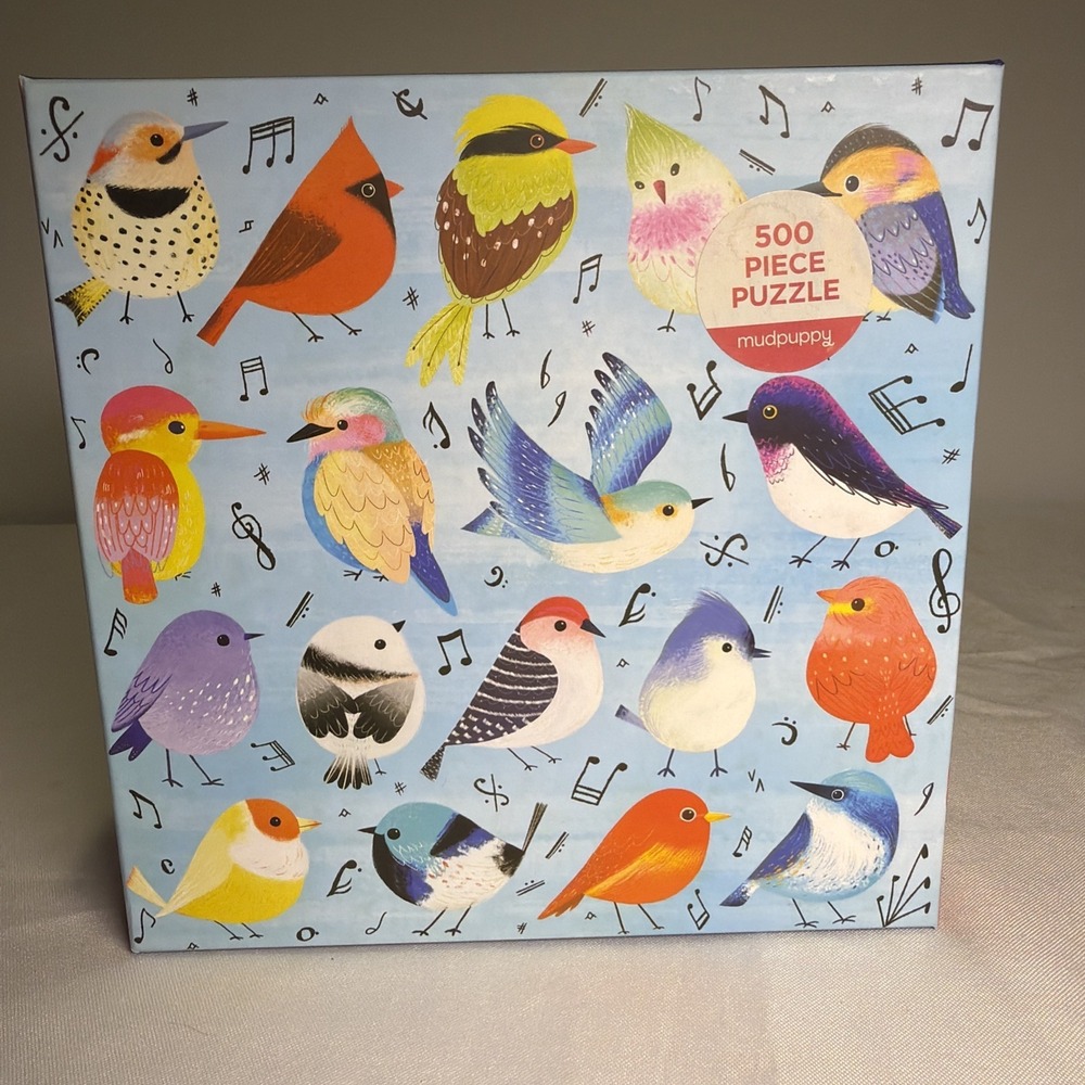 Mudpuppy Songbirds 500 Piece Puzzle Complete Beautiful Birds